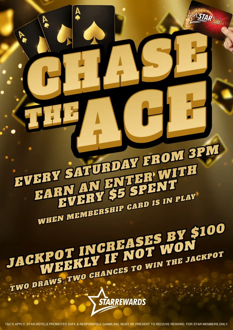 Chase the ace at Central Hotel Bowen for our gaming lounge